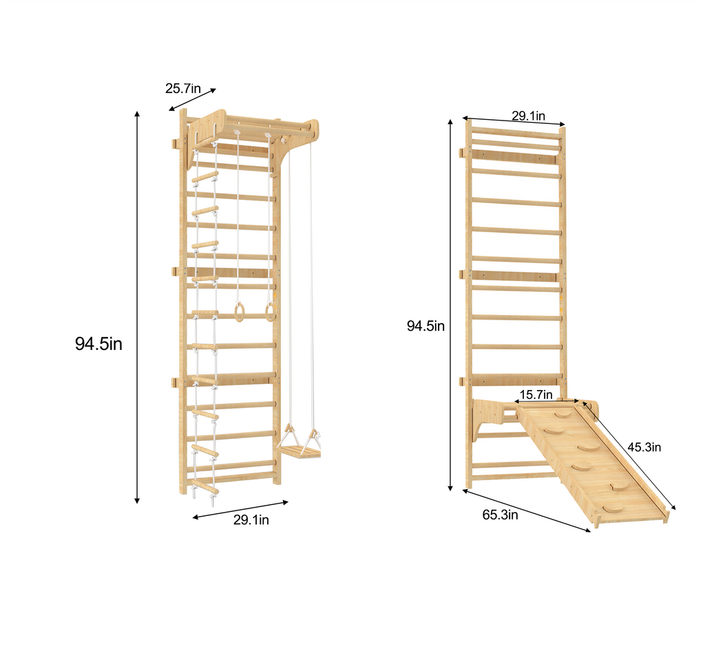 Betula | Swedish Wall Ladder - 95" Height