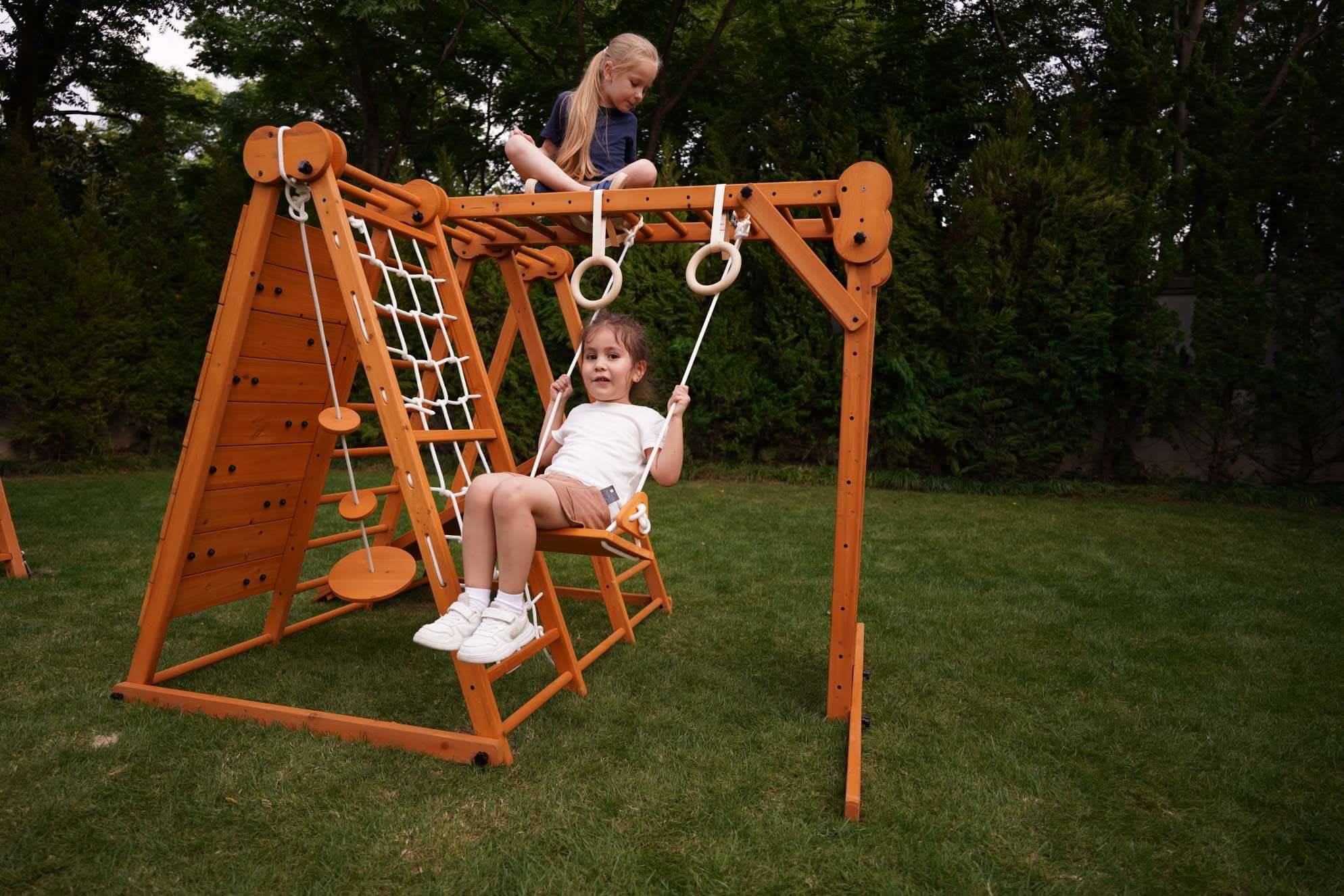 Chestnut | Outdoor & Indoor Foldable Jungle Gym