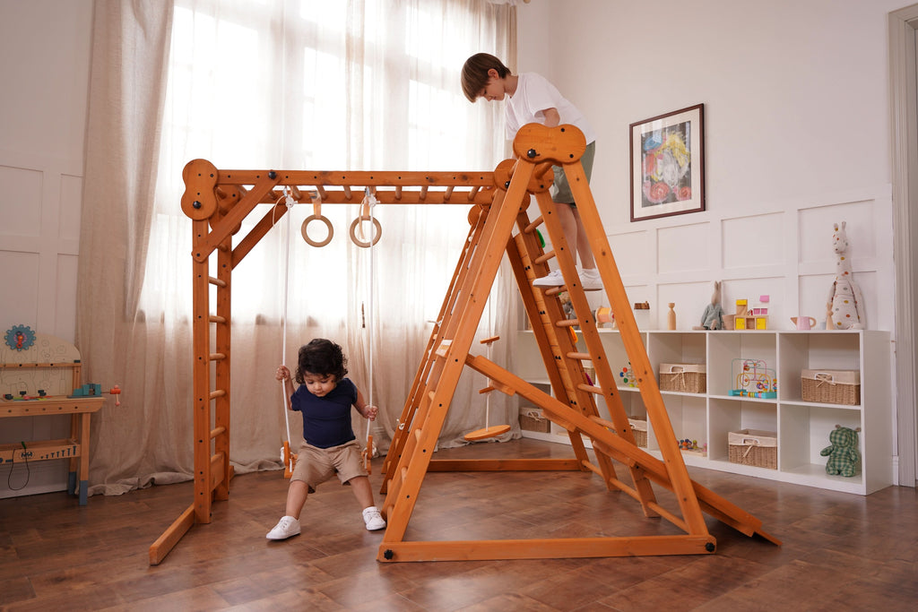 Chestnut | Outdoor & Indoor Foldable Jungle Gym