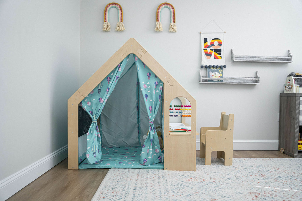 Flair | Playhouse & Sensory Desk - Black & White