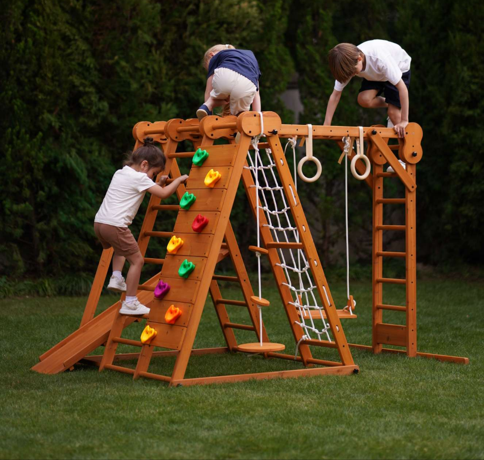Chestnut | Outdoor & Indoor Foldable Jungle Gym