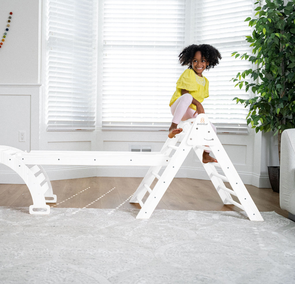 Hazel | Pikler Triangle, Slide & Rocker Set - Natural