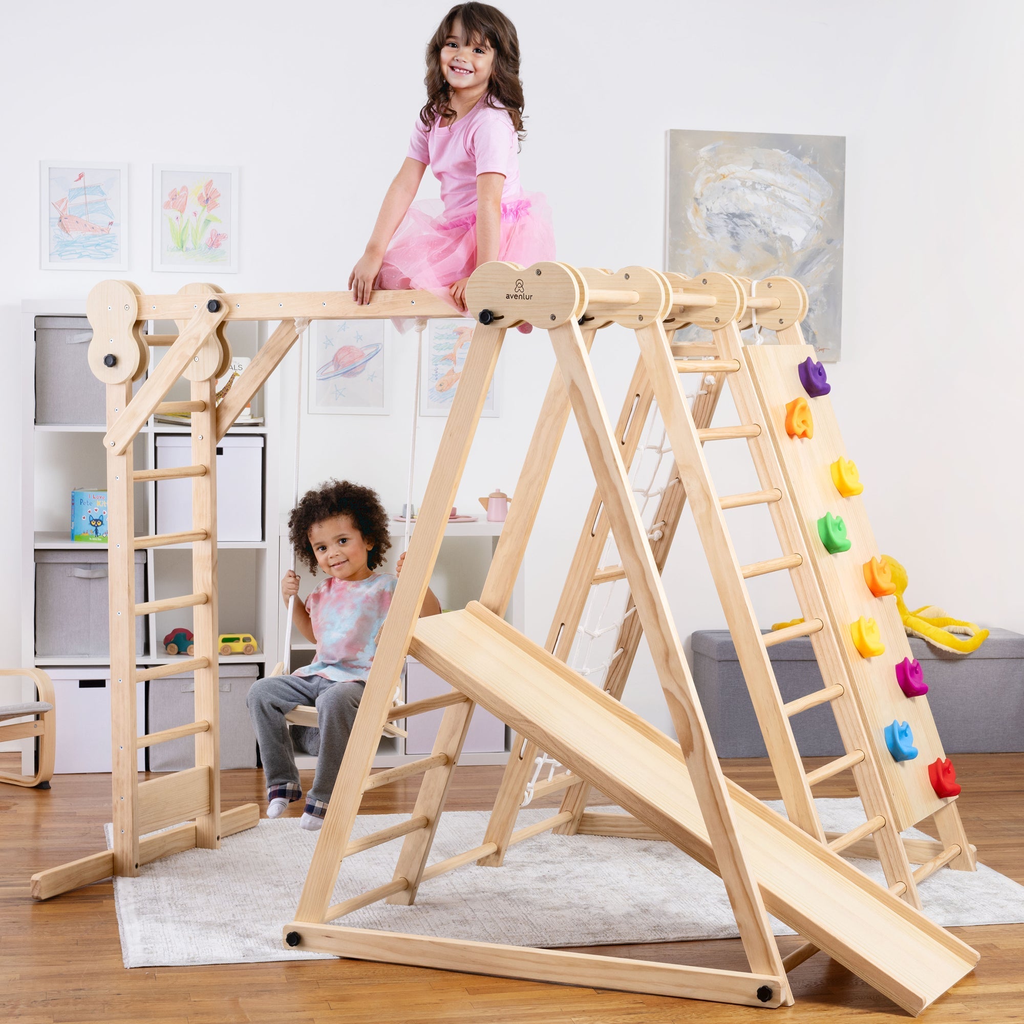 Chestnut | Foldable Jungle Gym