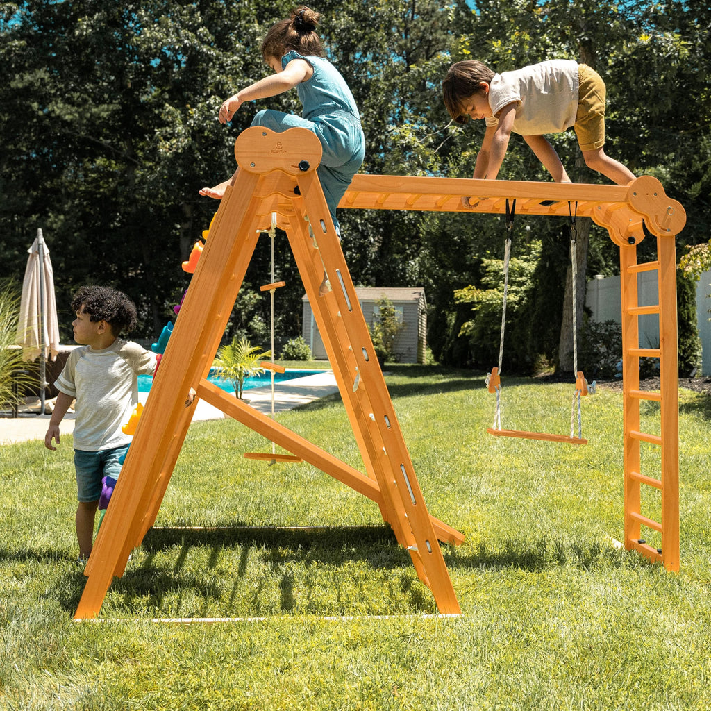 Chestnut | Outdoor & Indoor Foldable Jungle Gym