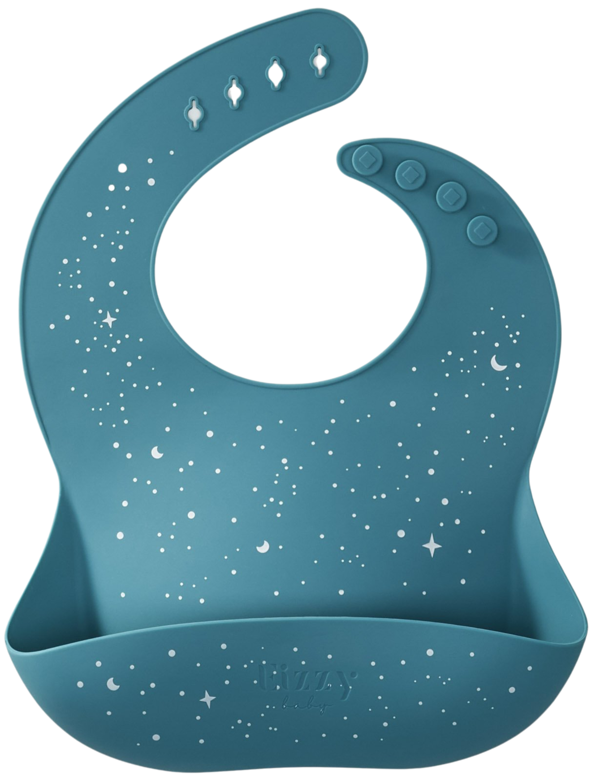 Baby Silicone Bib (Magical Teal)
